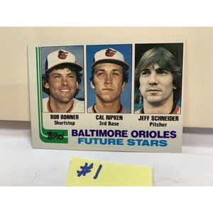 1982 Topps Cal Ripken Jr Rookie #21 Baltimore Orioles Baseball Card HOF Hi Grade